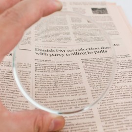 DjuiinoStar 3 Spinning Top Base, Highly Polished by Hand, 30cm Focal Length (Single Concave), Diameter 3/7.8cm, Thickness 0.55/1.4cm, Weight 0.38lb