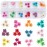 UNIME 12 Colors Dry Flowers Mini Real Natural Flowers Nail Art Supplies 3D Applique Nail Decoration Sticker for Tips Manicure Decor