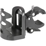 SupreGear Cup Holder, 360 Degree Rotation Stroller Bike Water Bottle Holder Cup Holder, Universal for Walkers, Rollators, Wheelchairs, Bicycles, Strollers and Motorcycle Accessories, Tools Free