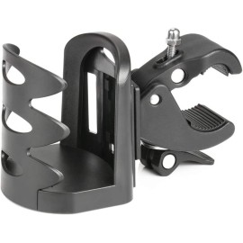 SupreGear Cup Holder, 360 Degree Rotation Stroller Bike Water Bottle Holder Cup Holder, Universal for Walkers, Rollators, Wheelchairs, Bicycles, Strollers and Motorcycle Accessories, Tools Free