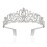 BAHABY Silver Crowns for Women Rhinestone Princess Tiara with Combs for Birthday Prom Bridal Shower Wedding Halloween Party