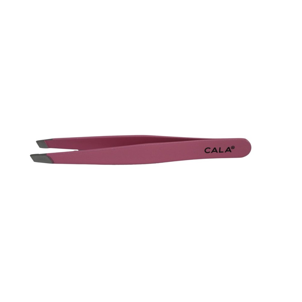 Cala Pro pink slanted tweezers