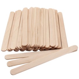 All Natural Wax Applicator Sticks Waxing Wood Body Spa Hair Eyebrow Removal Craft Sticks Applicator Spatula,4 Inch,200 Pieces.