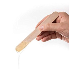 All Natural Wax Applicator Sticks Waxing Wood Body Spa Hair Eyebrow Removal Craft Sticks Applicator Spatula,4 Inch,200 Pieces.