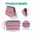 AJLTPA Cosmetic Bag Waterproof Neoprene Zipper Pouch Travel Portable Toiletry Makeup Bags Organizer Case for Women and Girls, Serape