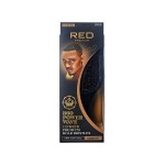 RED by KISS 360 Power Wave X Bow Wow Curved Palm Boar Brush 100% Natural Medium Soft Bristles (Club)