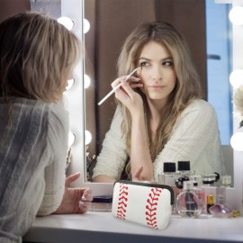 AJLTPA Cosmetic Bag Waterproof Neoprene Zipper Pouch Travel Portable Toiletry Makeup Bags Organizer Case for Women and Girls, Leopard AJLTPA Cosmetic Bag Waterproof Neoprene Zipper Pouch Travel Portable Toiletry Makeup Bags Organizer Case for Women and Girls, Leopard