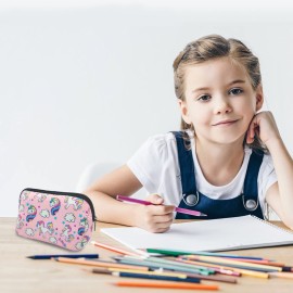 AJLTPA Cosmetic Bag Waterproof Neoprene Zipper Pouch Travel Portable Toiletry Makeup Bags Organizer Case for Women and Girls, Leopard AJLTPA Cosmetic Bag Waterproof Neoprene Zipper Pouch Travel Portable Toiletry Makeup Bags Organizer Case for Women and Girls, Leopard