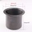 Pack of 1 Stainless Steel Drop-in Cup Drink Holder Poker Table Drink Holder (Black)