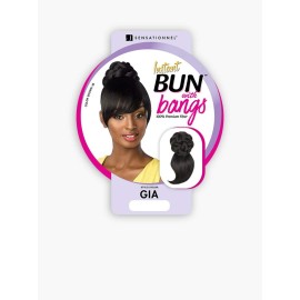 Sensationnel Bun & Bang Instant Bun With Bangs Gia (1B)