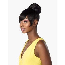 Sensationnel Bun & Bang Instant Bun With Bangs Gia (1B)