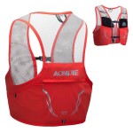 TRIWONDER Hydration Vest 2.5L Ultra Trail Running Backpack Hydration Pack Marathon Vest Lightweight Outdoor Hiking Cycling Daypack (Red-Orange - Only Vest, M/L - 35.4-40.2in)