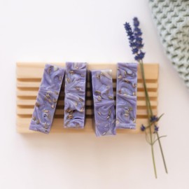 PURE SABAO Lavender Calm - Goat Milk Soap - 4 pack