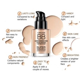 BIOAQUA Cream BB Super Wearing Lasting No Makeup Persistent Water Flawless Cream (TENDER PINK (BQY06)) BIOAQUA Cream BB Super Wearing Lasting No Makeup Persistent Water Flawless Cream (TENDER PINK (BQY06))