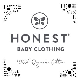 HonestBaby Hand-Quilted Baby Blanket Reversible 100% Organic Cotton for Infant Boys, Girls, Rose Blossom/Dip Dye, One Size