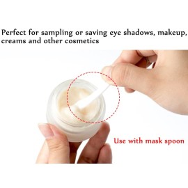 AKOAK 5g/10g/15g/30g/50g Reusable Glass Cream Bottle, Suitable for DIY, for Sampling Eye Shadow, Face Cream, Blush, Eye Cream, Sunscreen and Other Cosmetic Containers Bottle AKOAK 5g/10g/15g/30g/50g Reusable Glass Cream Bottle, Suitable for DIY, for Sampling Eye Shadow, Face Cream, Blush, Eye Cream, Sunscreen and Other Cosmetic Containers Bottle