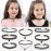 Liangzhou 8pcs/set Kids Chokers Children\'s Fashion Necklace Classic Chokers for Girl(multi-color,8pcs/set)