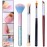 WOKOTO 4Pcs Ombre Nail Art Brush Set Double Head Nail Gradient Sponge Brushes For Nails Shading Pen Nail Brushes For Cleaning UV Gel Builder Kit Manicure Tools