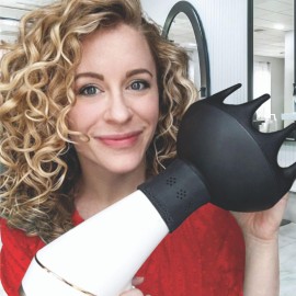 SnozzlePro Universal Hair Dryer Attachment Nozzle Adapter for Xtava Black Orchid Diffuser, Curly Hair Dryer Diffuser, Concentrator Nozzle Replacement, Fits Most Nozzle Diameters from 1.5 to 2.25