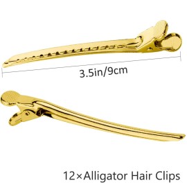 Stainless Steel Hair Prong and Duckbill Sectioning Clips - Barrettes for Hairstyling and Salon Use Stainless Steel Hair Prong and Duckbill Sectioning Clips - Barrettes for Hairstyling and Salon Use