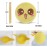 Compressed Facial Sponges,240 Pcs Face Cleansing Sponge Beauty Makeup Round Facial Wash Pads Cosmetic Face Exfoliating for Women,Yellow