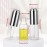Ellbest 8Pcs 10 ml Clear Press Dropper Bottles, Empty Refillable Essential Oil Vials Perfume Cosmetic Container, Silver Cap