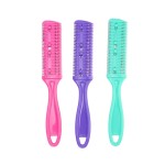 Professional 3 Pcs Double Edge Razor Blades, Trimmer Razor Dual Side Cutting Scissors DIY Hair Thinning Comb Slim Haircuts Cutting Tool