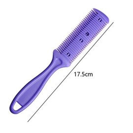 Professional 3 Pcs Double Edge Razor Blades, Trimmer Razor Dual Side Cutting Scissors DIY Hair Thinning Comb Slim Haircuts Cutting Tool Professional 3 Pcs Double Edge Razor Blades, Trimmer Razor Dual Side Cutting Scissors DIY Hair Thinning Comb Slim Haircuts Cutting Tool
