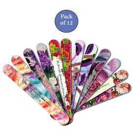 Christian Emery Board - Virtuous Woman (12-Pack) - Nail Spa Party Favors Supplies - Best Stocking Stuffers Gift for Girls Women Kids Mom Girlfriend - Manicure Pedicure Christian Emery Board - Virtuous Woman (12-Pack) - Nail Spa Party Favors Supplies - Best Stocking Stuffers Gift for Girls Women Kids Mom Girlfriend - Manicure Pedicure