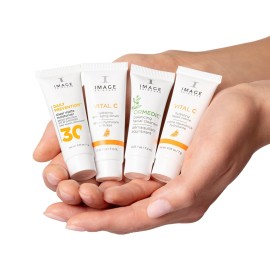 IMAGE Skincare, Five Star Favorites Introductory Skin Care 4 Step Regimen Set for Brighter, Healthier Looking Skin, Discovery Size IMAGE Skincare, Five Star Favorites Introductory Skin Care 4 Step Regimen Set for Brighter, Healthier Looking Skin, Discovery Size