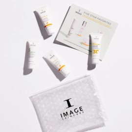 IMAGE Skincare, Five Star Favorites Introductory Skin Care 4 Step Regimen Set for Brighter, Healthier Looking Skin, Discovery Size IMAGE Skincare, Five Star Favorites Introductory Skin Care 4 Step Regimen Set for Brighter, Healthier Looking Skin, Discovery Size