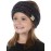 Funky Junque Toddler Girls Winter Head Wrap Ear Warmer Headband Soft Knit Fleece Lined Black/Purple/Orange/Teal Ages 1-6