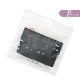 Dreamlover Elastic Bands for Wig, Adjustable Strap to Secure Wig, Band with Hooks for Sewing, 4 Sets