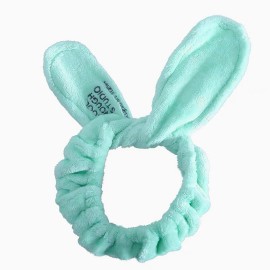 Linsiter Face Washing Headband Green, Elastic Hair Band Rabbit Ear Shape Makeup Headband Soft Coral Fleece Hairlace, 1pcs Linsiter Face Washing Headband Green, Elastic Hair Band Rabbit Ear Shape Makeup Headband Soft Coral Fleece Hairlace, 1pcs