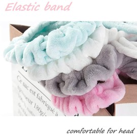 Linsiter Face Washing Headband Green, Elastic Hair Band Rabbit Ear Shape Makeup Headband Soft Coral Fleece Hairlace, 1pcs Linsiter Face Washing Headband Green, Elastic Hair Band Rabbit Ear Shape Makeup Headband Soft Coral Fleece Hairlace, 1pcs
