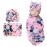 DRESHOW BQUBO 1 Pack Newborn Floral Receiving Blankets Newborn Baby Swaddling with Headbands or Hats Sleepsack Toddler Warm Shower Gift