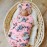 DRESHOW BQUBO 1 Pack Newborn Floral Receiving Blankets Newborn Baby Swaddling with Headbands or Hats Sleepsack Toddler Warm Shower Gift