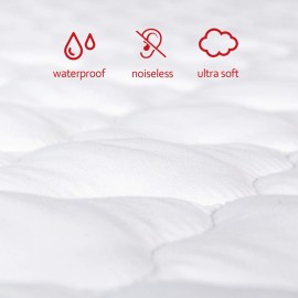 Pack and Play Mattress Pad Sheets Cover Waterproof, Soft Quilted Fit Graco Pamo Babe Pack and Play Mattress Protector 27 X 39, Baby Portable Mini Cribs and Foldable Mattresses Pad