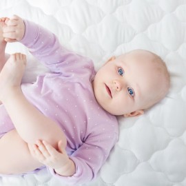 Pack and Play Mattress Pad Sheets Cover Waterproof, Soft Quilted Fit Graco Pamo Babe Pack and Play Mattress Protector 27 X 39, Baby Portable Mini Cribs and Foldable Mattresses Pad