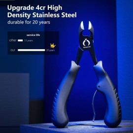 Toenail Clipper Thick Nails Cutter: Long Handle Heavy Duty Nail Cut for Seniors