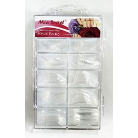 Mia Secret - Nail Tip Royal Square 100PC 500PC - Clear/White/Natural (100 Clear) Mia Secret - Nail Tip Royal Square 100PC 500PC - Clear/White/Natural (100 Clear)