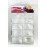 Mia Secret - Nail Tip Royal Square 100PC 500PC - Clear/White/Natural (100 Clear)