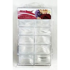 Mia Secret - Nail Tip Royal Square 100PC 500PC - Clear/White/Natural (100 Clear) Mia Secret - Nail Tip Royal Square 100PC 500PC - Clear/White/Natural (100 Clear)