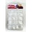 Mia Secret - Nail Tip Royal Square 100PC 500PC - Clear/White/Natural (100 Clear)