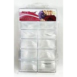 Mia Secret - Nail Tip Royal Square 100PC 500PC - Clear/White/Natural (100 Clear) Mia Secret - Nail Tip Royal Square 100PC 500PC - Clear/White/Natural (100 Clear)