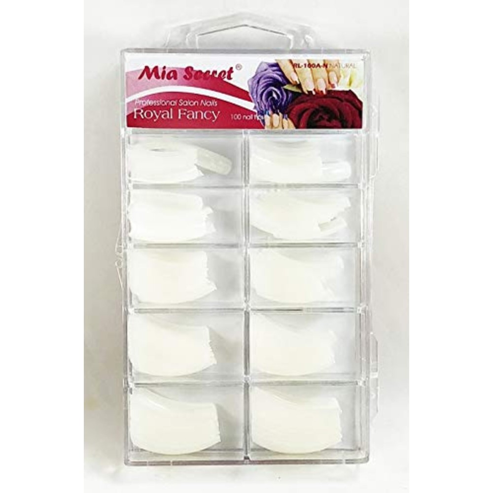 Mia Secret Royal Fancy Nail Tips 100 Pieces (Natural)