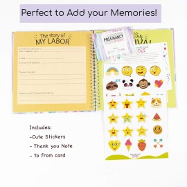 My Belly Book | Pregnancy Journal and Baby Memory Book with Stickers | Baby\'s Scrapbook and Photo Album | Pregnancy Journals for First Time Moms | Pregnancy Journal Memory Book