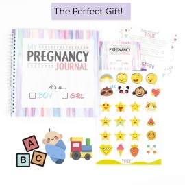 My Belly Book | Pregnancy Journal and Baby Memory Book with Stickers | Baby\'s Scrapbook and Photo Album | Pregnancy Journals for First Time Moms | Pregnancy Journal Memory Book
