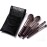 Portable Mini Natural Goat Hair Makeup Brushs Travel Set With Case Purse,6PCS Cosmetic Brushes Kit-Includes-Powder-Blush-Blending-Eyeshadow And Detail Eye Brush(Travel Size)