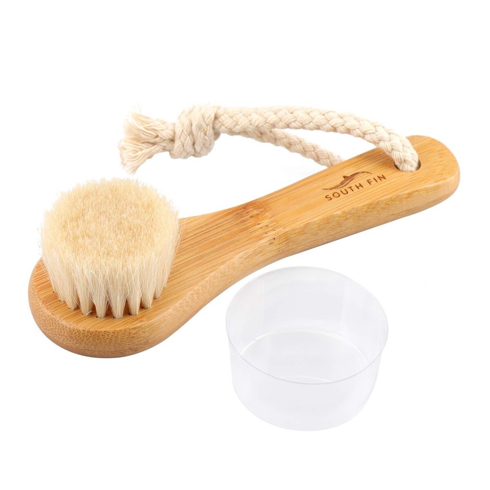 Facial Cleansing Brush, Natural Horsehair Exfoliator Face & Body Brush Wooden Handle, Dry Soft Brush for Smooth Radiant Skin, Lymphatic Drainage, Unclogging Pores, Reduce Swelling, Removing Blackhead Facial Cleansing Brush, Natural Horsehair Exfoliator Face & Body Brush Wooden Handle, Dry Soft Brush for Smooth Radiant Skin, Lymphatic Drainage, Unclogging Pores, Reduce Swelling, Removing Blackhead